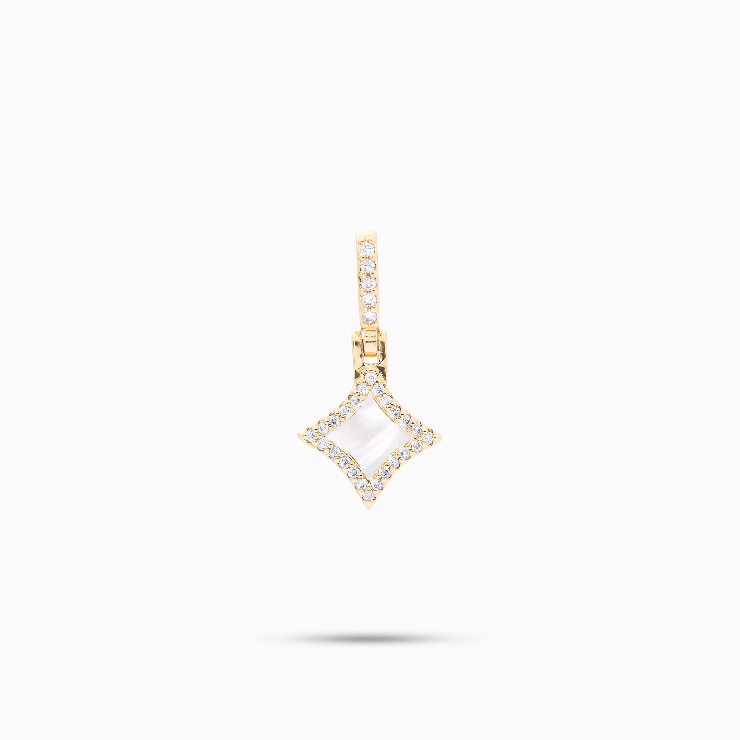 Star dorée - Motif Blanc
