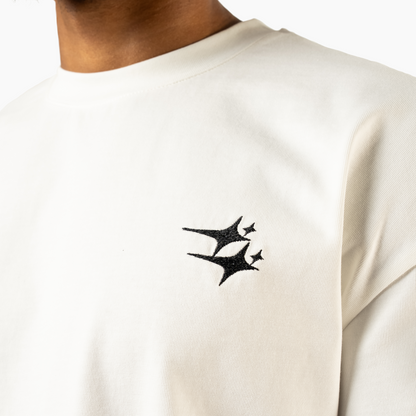 T-shirt Double Stars Blanc