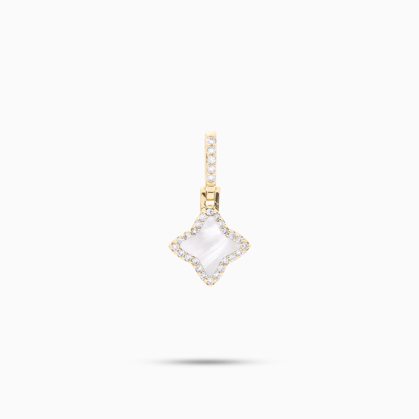 Flower dorée - Motif Blanc