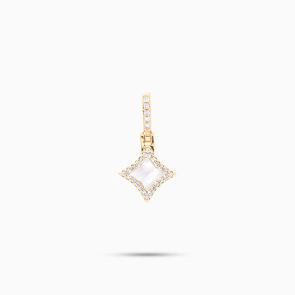Star dorée - Motif Blanc