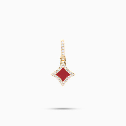 Star dorée - Motif Rouge