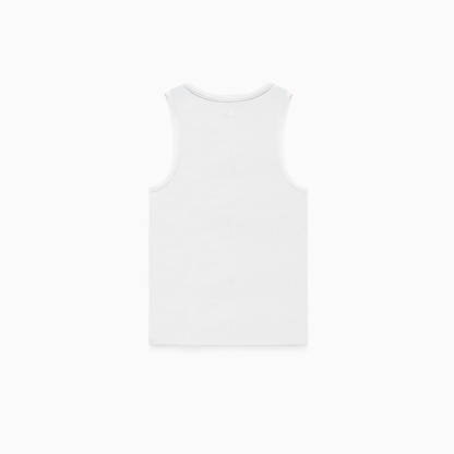 Rib Tank Signature - Blanc