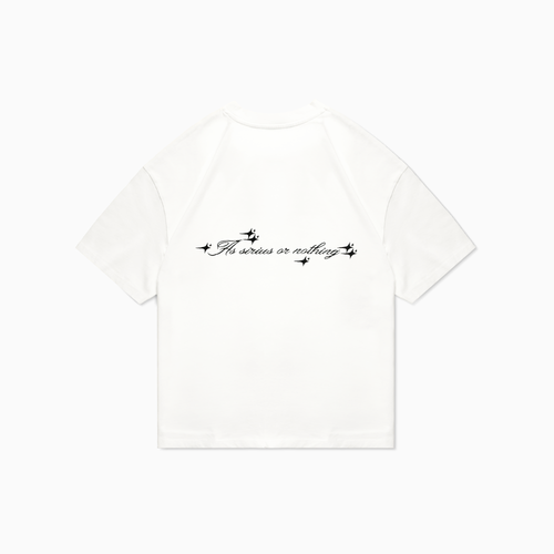T-shirt Double Stars Blanc