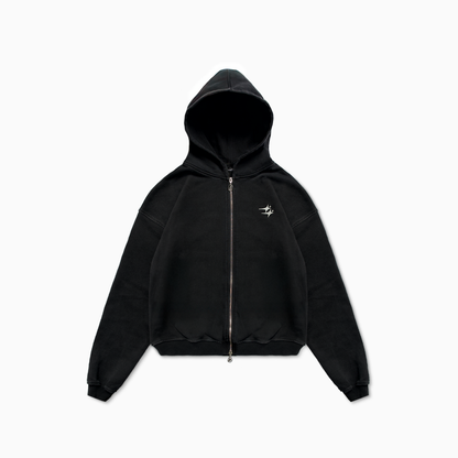 Zip Hoodie Double Stars