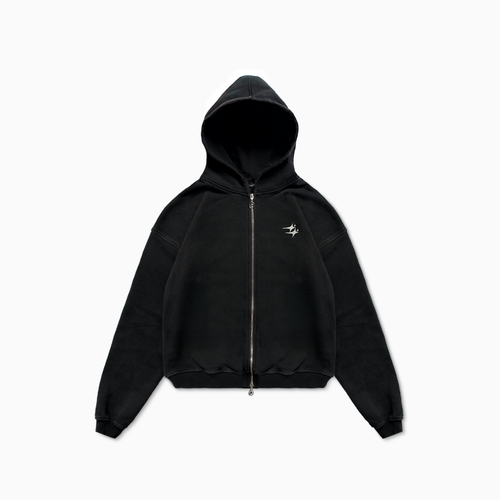 Zip Hoodie Double Stars