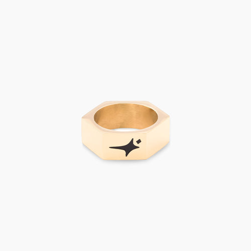 Nut ring dorée