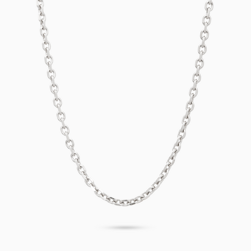 Chaine Câble 3 mm argentée