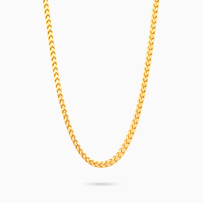 Chaîne Franco 3 mm dorée