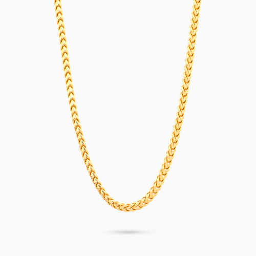 Chaîne Franco 3 mm dorée