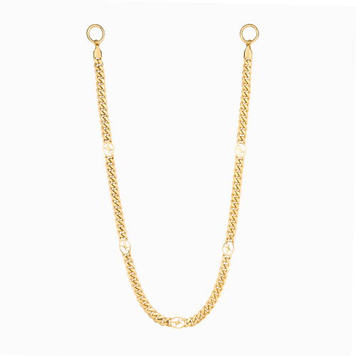 Wallet Chain Cuban link Signature 8 mm Dorée