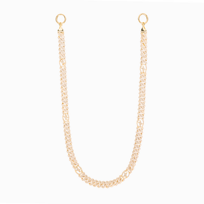 Wallet Chain Prong link Signature 10 mm Dorée