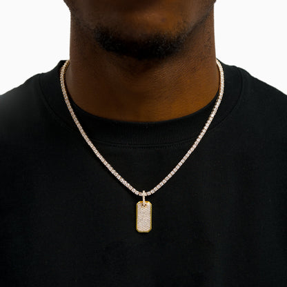 Ice tag doré