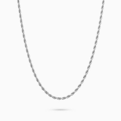 Chaîne Rope 2 mm argentée