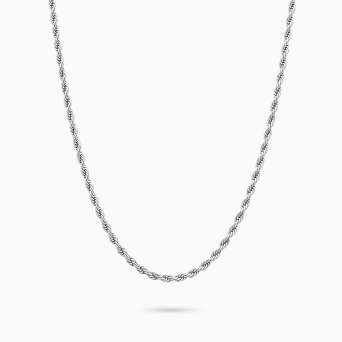 Chaîne Rope 2 mm argentée