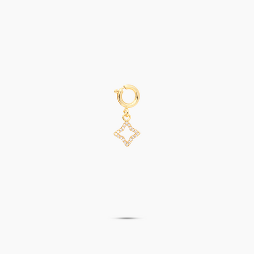 Sleakz Pendant - Hollow Flower doré