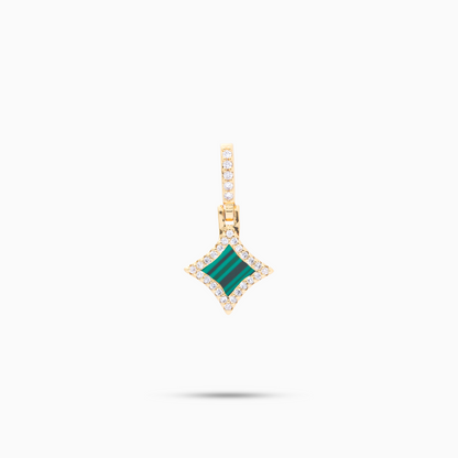 Star dorée - Motif Vert