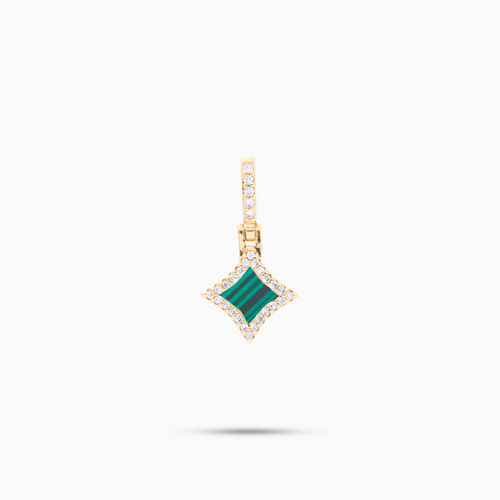 Star dorée - Motif Vert