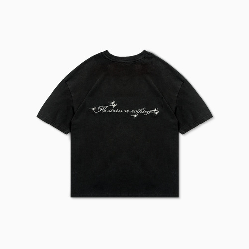 T-shirt Double Stars Noir