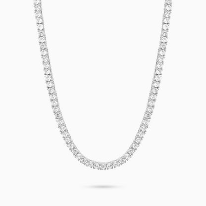 Chaîne Tennis 3 mm argentée