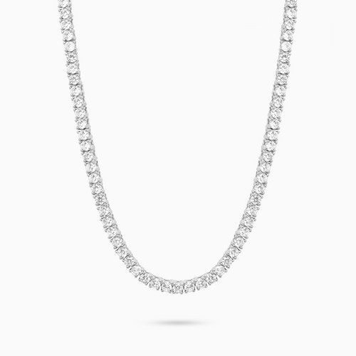 Chaîne Tennis 3 mm argentée